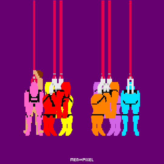 meninpixel – pixel / voxel art